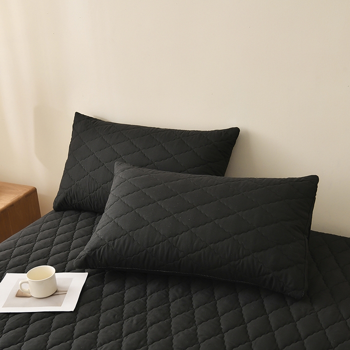 91家纺网 家纺一手货源 找家纺 （总）禧合 2025新品外贸跨境电商亚马逊速卖通亲肤磨毛防水夹棉单床笠欧美尺寸多多跨境平台TEMU SHEIN