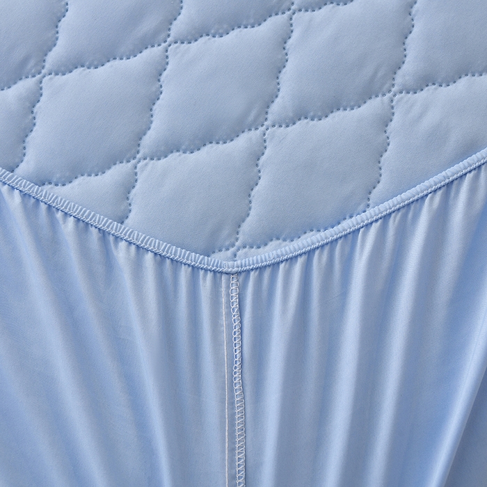 91家纺网 家纺一手货源 找家纺 禧合 2025新品外贸跨境电商亚马逊速卖通亲肤磨毛防水夹棉单床笠欧美尺寸多多跨境平台TEMU SHEIN 晴空蓝