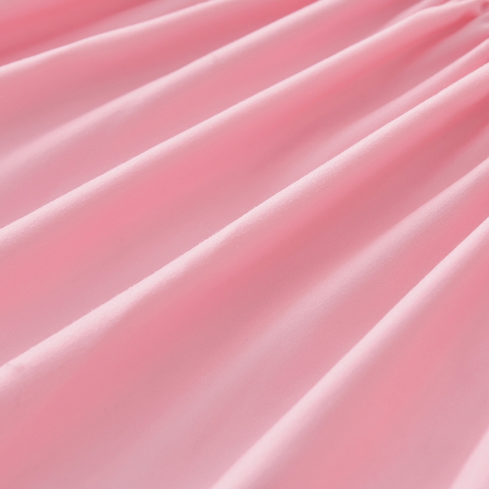 91家纺网 家纺一手货源 找家纺 禧合 2025新品外贸跨境电商亚马逊速卖通亲肤磨毛防水夹棉单床笠欧美尺寸多多跨境平台TEMU SHEIN 桃夭粉