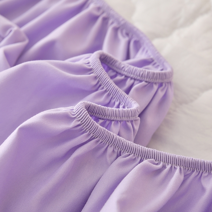 91家纺网 家纺一手货源 找家纺 禧合 2025新品外贸跨境电商亚马逊速卖通亲肤磨毛防水夹棉单床笠欧美尺寸多多跨境平台TEMU SHEIN 鸢尾紫