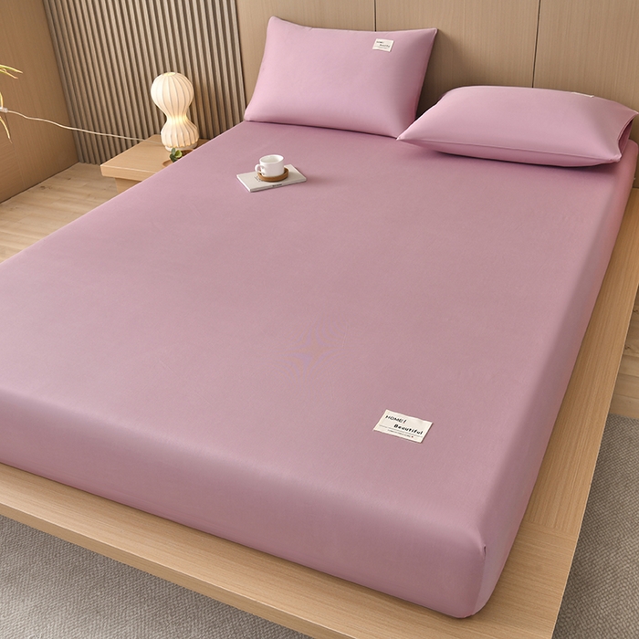 91家纺网 家纺一手货源 找家纺 禧合 2025新品外贸跨境电商亚马逊速卖通40支全棉纯棉单床笠欧美尺寸多多跨境平台TEMU SHEIN 豆沙