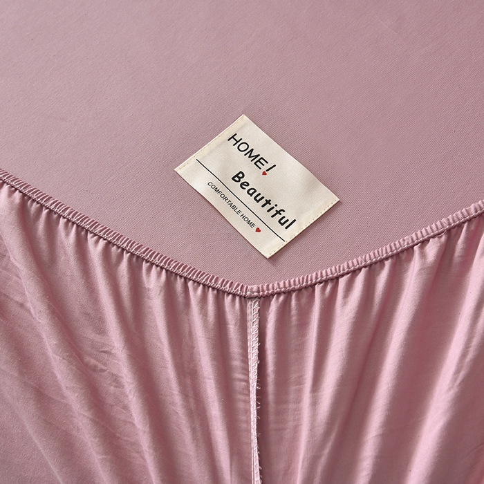 91家纺网 家纺一手货源 找家纺 禧合 2025新品外贸跨境电商亚马逊速卖通40支全棉纯棉单床笠欧美尺寸多多跨境平台TEMU SHEIN 豆沙