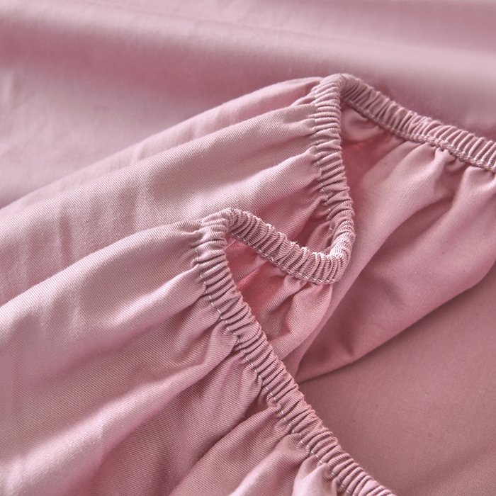 91家纺网 家纺一手货源 找家纺 禧合 2025新品外贸跨境电商亚马逊速卖通40支全棉纯棉单床笠欧美尺寸多多跨境平台TEMU SHEIN 豆沙