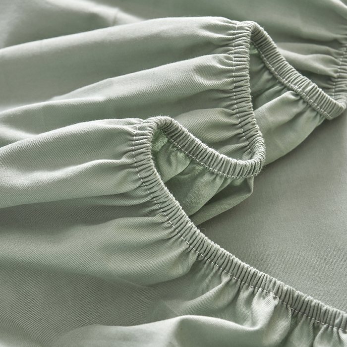 91家纺网 家纺一手货源 找家纺 禧合 2025新品外贸跨境电商亚马逊速卖通40支全棉纯棉单床笠欧美尺寸多多跨境平台TEMU SHEIN 果绿