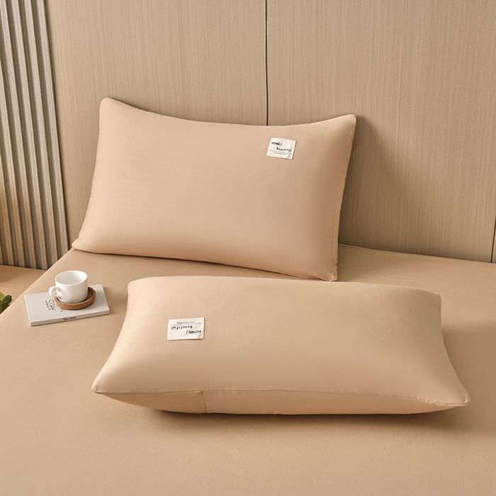 91家纺网 家纺一手货源 找家纺 禧合 2025新品外贸跨境电商亚马逊速卖通40支全棉纯棉单床笠欧美尺寸多多跨境平台TEMU SHEIN 卡其