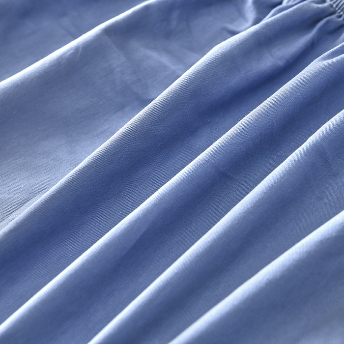 91家纺网 家纺一手货源 找家纺 禧合 2025新品外贸跨境电商亚马逊速卖通40支全棉纯棉单床笠欧美尺寸多多跨境平台TEMU SHEIN 兰色