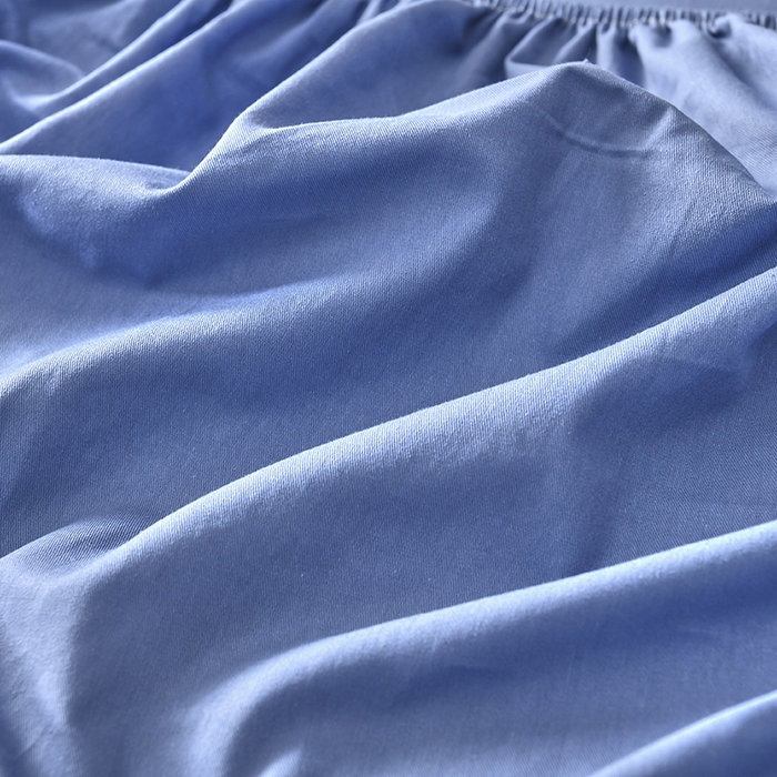 91家纺网 家纺一手货源 找家纺 禧合 2025新品外贸跨境电商亚马逊速卖通40支全棉纯棉单床笠欧美尺寸多多跨境平台TEMU SHEIN 兰色