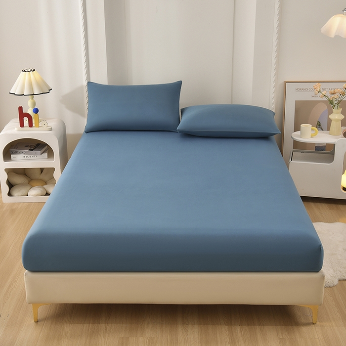 91家纺网 家纺一手货源 找家纺 禧合 2025新品外贸跨境电商亚马逊速卖通亲肤化纤磨毛单床笠欧美尺寸多多跨境平台TEMU SHEIN 孔雀兰