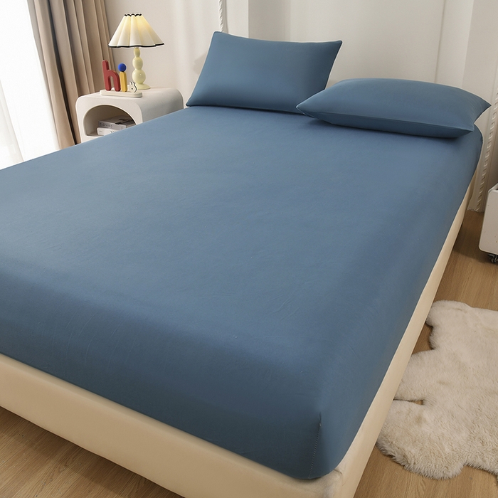 91家纺网 家纺一手货源 找家纺 禧合 2025新品外贸跨境电商亚马逊速卖通亲肤化纤磨毛单床笠欧美尺寸多多跨境平台TEMU SHEIN 孔雀兰