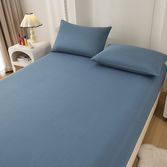 91家纺网 家纺一手货源 找家纺 禧合 2025新品外贸跨境电商亚马逊速卖通亲肤化纤磨毛单床笠欧美尺寸多多跨境平台TEMU SHEIN 孔雀兰