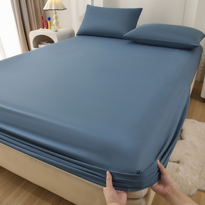 91家纺网 家纺一手货源 找家纺 禧合 2025新品外贸跨境电商亚马逊速卖通亲肤化纤磨毛单床笠欧美尺寸多多跨境平台TEMU SHEIN 孔雀兰