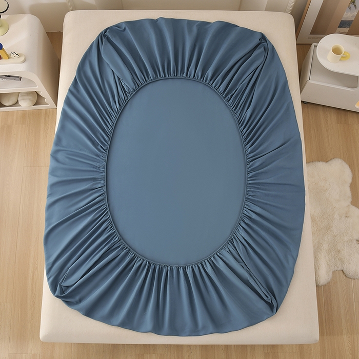 91家纺网 家纺一手货源 找家纺 禧合 2025新品外贸跨境电商亚马逊速卖通亲肤化纤磨毛单床笠欧美尺寸多多跨境平台TEMU SHEIN 孔雀兰