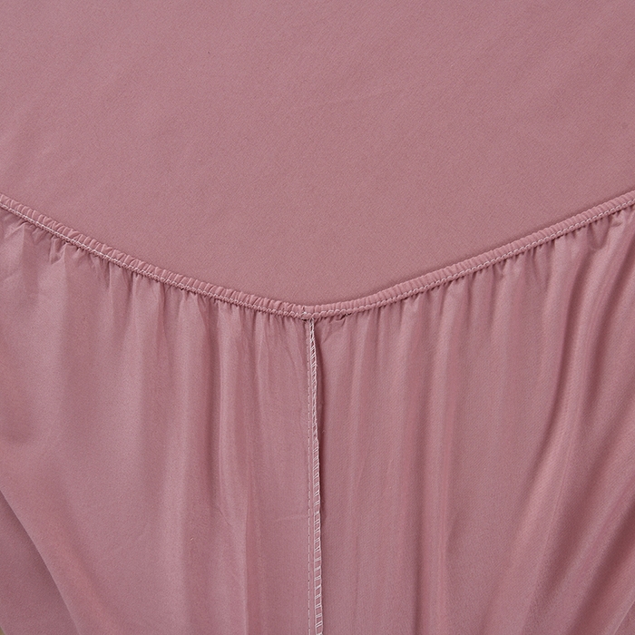 91家纺网 家纺一手货源 找家纺 禧合 2025新品外贸跨境电商亚马逊速卖通亲肤化纤磨毛单床笠欧美尺寸多多跨境平台TEMU SHEIN 玫瑰粉