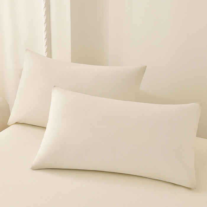 91家纺网 家纺一手货源 找家纺 禧合 2025新品外贸跨境电商亚马逊速卖通亲肤化纤磨毛单床笠欧美尺寸多多跨境平台TEMU SHEIN 奶油白