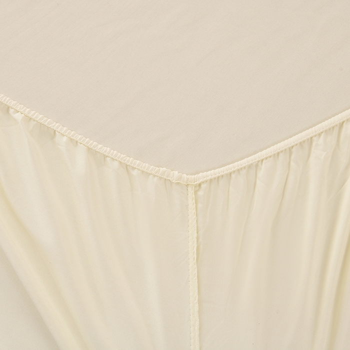 91家纺网 家纺一手货源 找家纺 禧合 2025新品外贸跨境电商亚马逊速卖通亲肤化纤磨毛单床笠欧美尺寸多多跨境平台TEMU SHEIN 奶油白