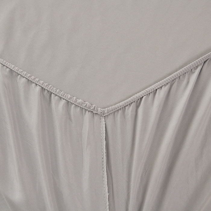 91家纺网 家纺一手货源 找家纺 禧合 2025新品外贸跨境电商亚马逊速卖通亲肤化纤磨毛单床笠欧美尺寸多多跨境平台TEMU SHEIN 浅隐灰