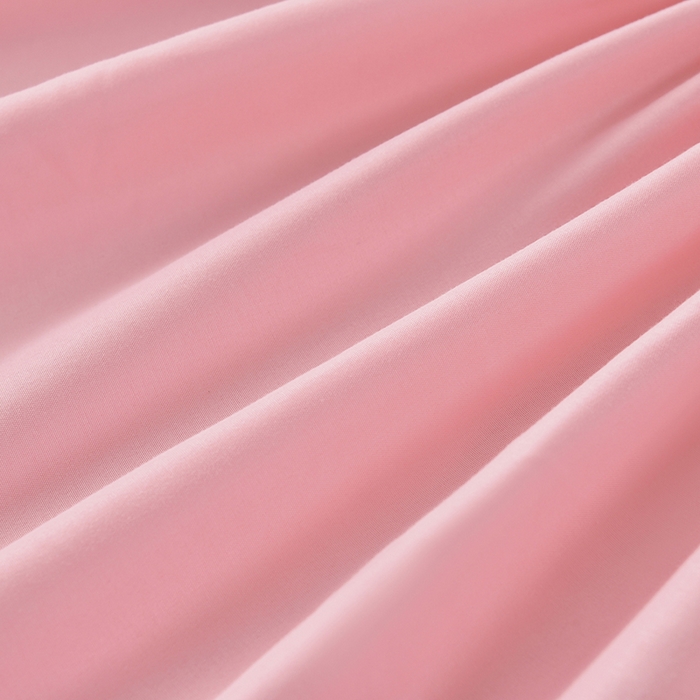 91家纺网 家纺一手货源 找家纺 禧合 2025新品外贸跨境电商亚马逊速卖通亲肤化纤磨毛单床笠欧美尺寸多多跨境平台TEMU SHEIN 桃夭粉