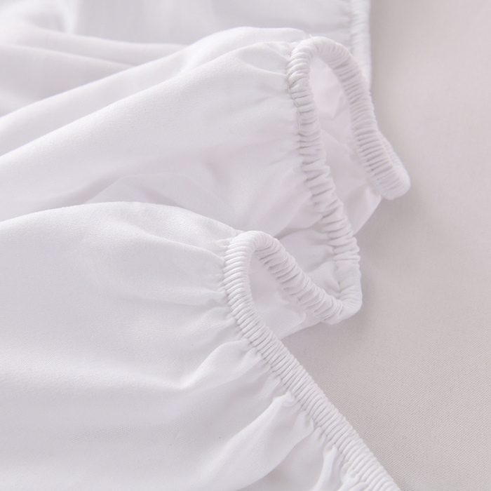 91家纺网 家纺一手货源 找家纺 禧合 2025新品外贸跨境电商亚马逊速卖通亲肤化纤磨毛单床笠欧美尺寸多多跨境平台TEMU SHEIN 云朵白