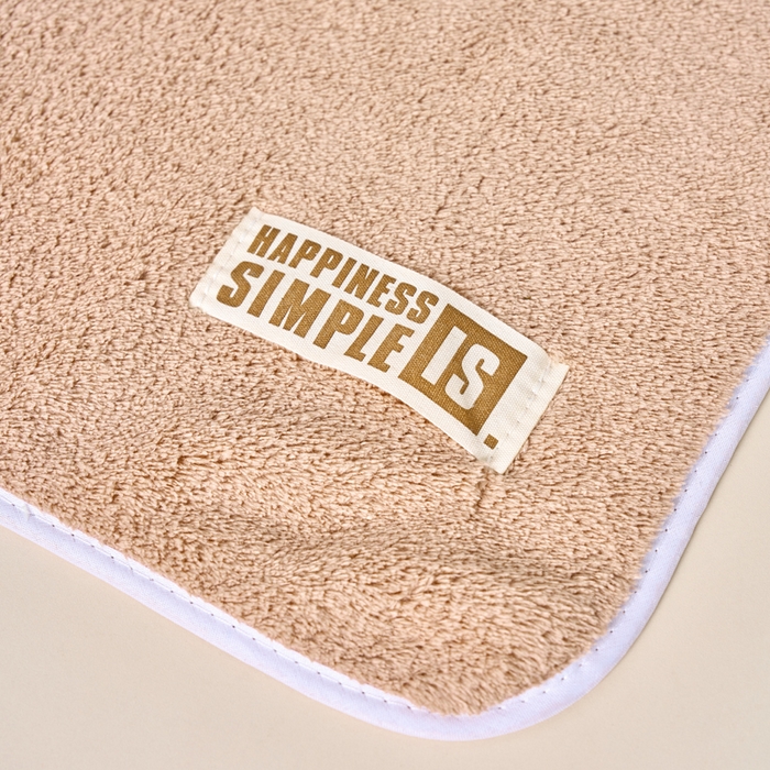 91家纺网 家纺一手货源 找家纺 棠薇家纺 2025新款强吸水超细纤维毛巾面巾擦手巾速干毛巾赠品毛巾 毛巾布标-驼 74x34cm/条