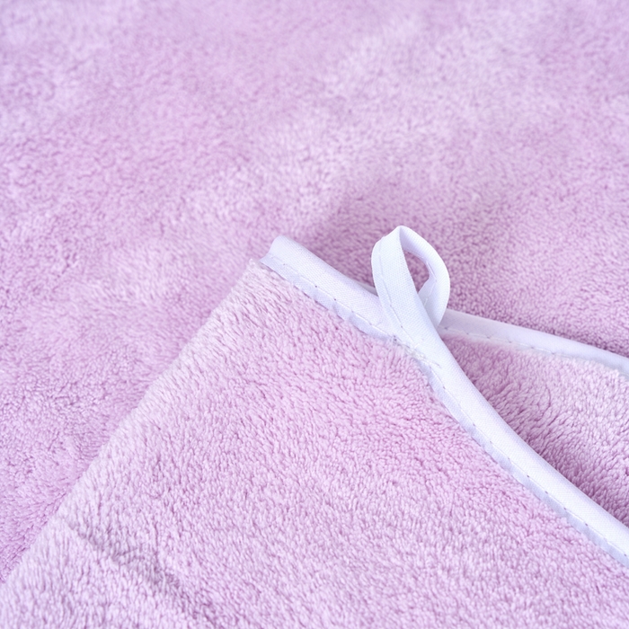 91家纺网 家纺一手货源 找家纺 棠薇家纺 2025新款强吸水超细纤维毛巾面巾擦手巾速干毛巾赠品毛巾 毛巾布标-紫 74x34cm/条