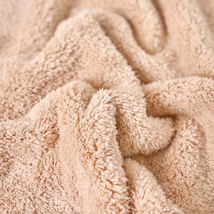 91家纺网 家纺一手货源 找家纺 棠薇家纺 2025新款强吸水超细纤维毛巾面巾擦手巾速干毛巾赠品毛巾 毛巾布标-驼 74x34cm/条