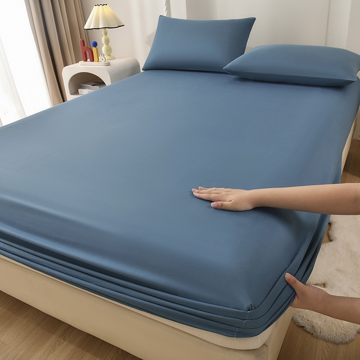 91家纺网 家纺一手货源 找家纺 （总）禧合 2025新品外贸跨境电商亚马逊速卖通亲肤化纤磨毛单床笠欧美尺寸多多跨境平台TEMU SHEIN