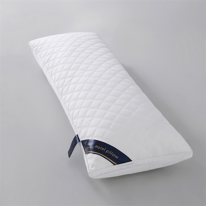 91家纺网 家纺一手货源 找家纺 （总）织布人 2025新款枕芯立体菱形三线格长枕双人枕芯酒店情侣枕家用亲子枕头