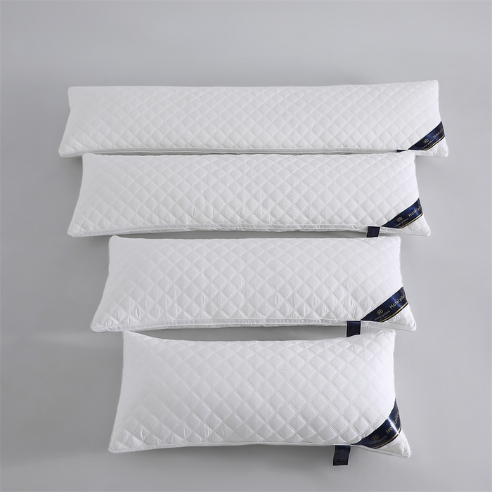 91家纺网 家纺一手货源 找家纺 （总）织布人 2025新款枕芯立体菱形三线格长枕双人枕芯酒店情侣枕家用亲子枕头