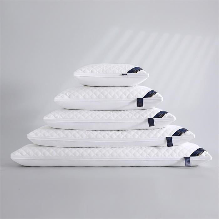 91家纺网 家纺一手货源 找家纺 （总）织布人 2025新款枕芯立体菱形三线格长枕双人枕芯酒店情侣枕家用亲子枕头