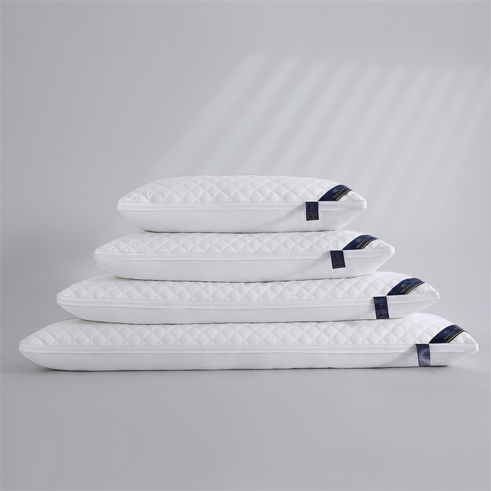 91家纺网 家纺一手货源 找家纺 （总）织布人 2025新款枕芯立体菱形三线格长枕双人枕芯酒店情侣枕家用亲子枕头