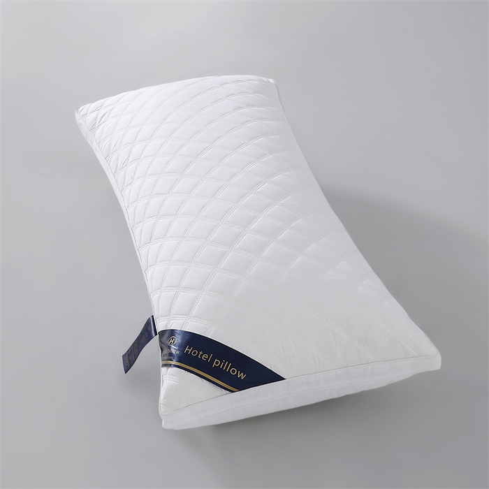 91家纺网 家纺一手货源 找家纺 （总）织布人 2025新款枕芯立体菱形三线格长枕双人枕芯酒店情侣枕家用亲子枕头