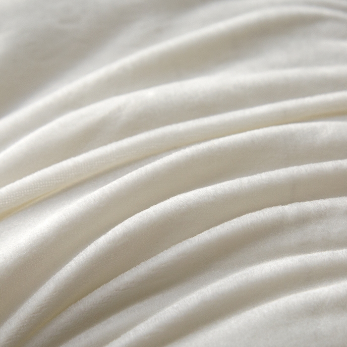 91家纺网 家纺一手货源 找家纺 织布人 2025新款枕芯秋冬季宝宝绒枕芯成人家用护颈助眠枕头学生宿舍枕芯 宝宝绒舒颈枕-米白