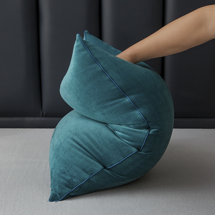 91家纺网 家纺一手货源 找家纺 织布人 2025新款枕芯秋冬季宝宝绒枕芯成人家用护颈助眠枕头学生宿舍枕芯 宝宝绒舒颈枕-宝兰