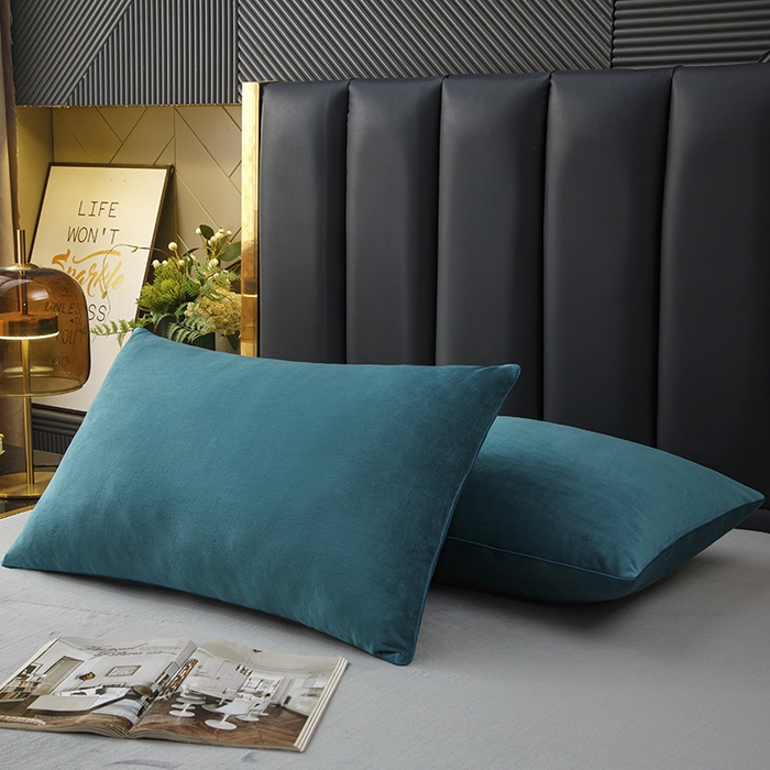 91家纺网 家纺一手货源 找家纺 织布人 2025新款枕芯秋冬季宝宝绒枕芯成人家用护颈助眠枕头学生宿舍枕芯 宝宝绒舒颈枕-宝兰