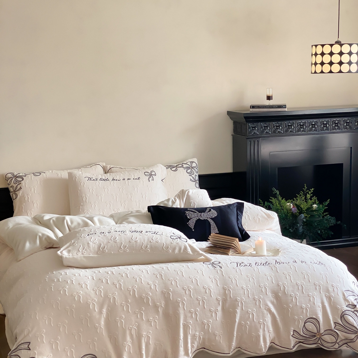 91家纺网 家纺一手货源 找家纺 （总）星野 2025新款A版高克重雕花绒B版高克重牛奶绒四件套小公主-莉莉丝