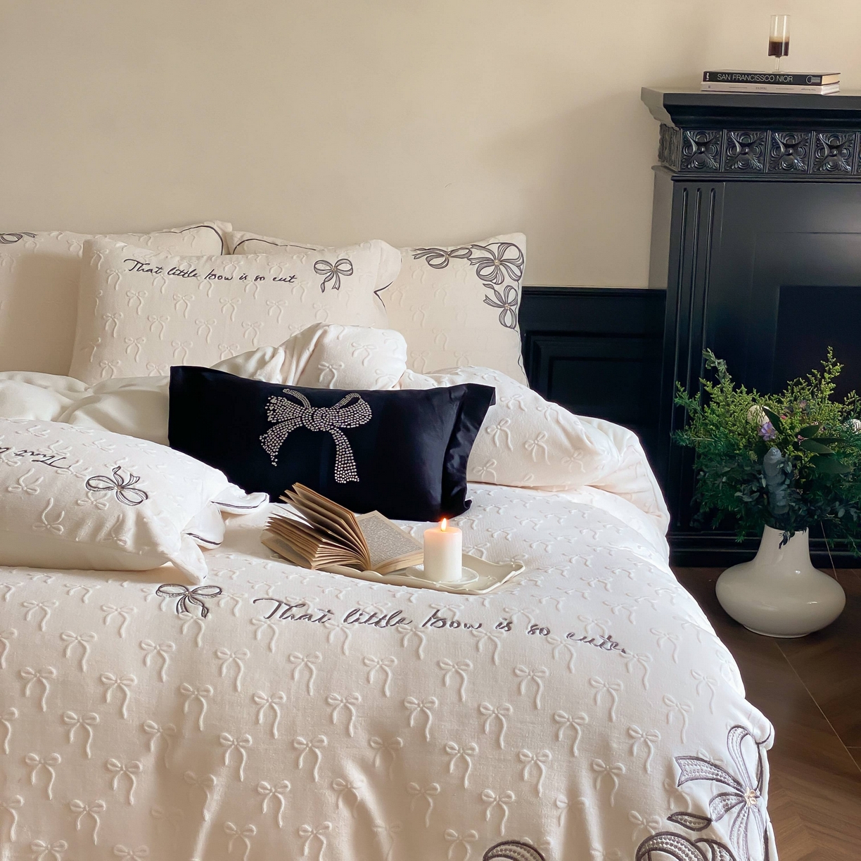 91家纺网 家纺一手货源 找家纺 （总）星野 2025新款A版高克重雕花绒B版高克重牛奶绒四件套小公主-莉莉丝