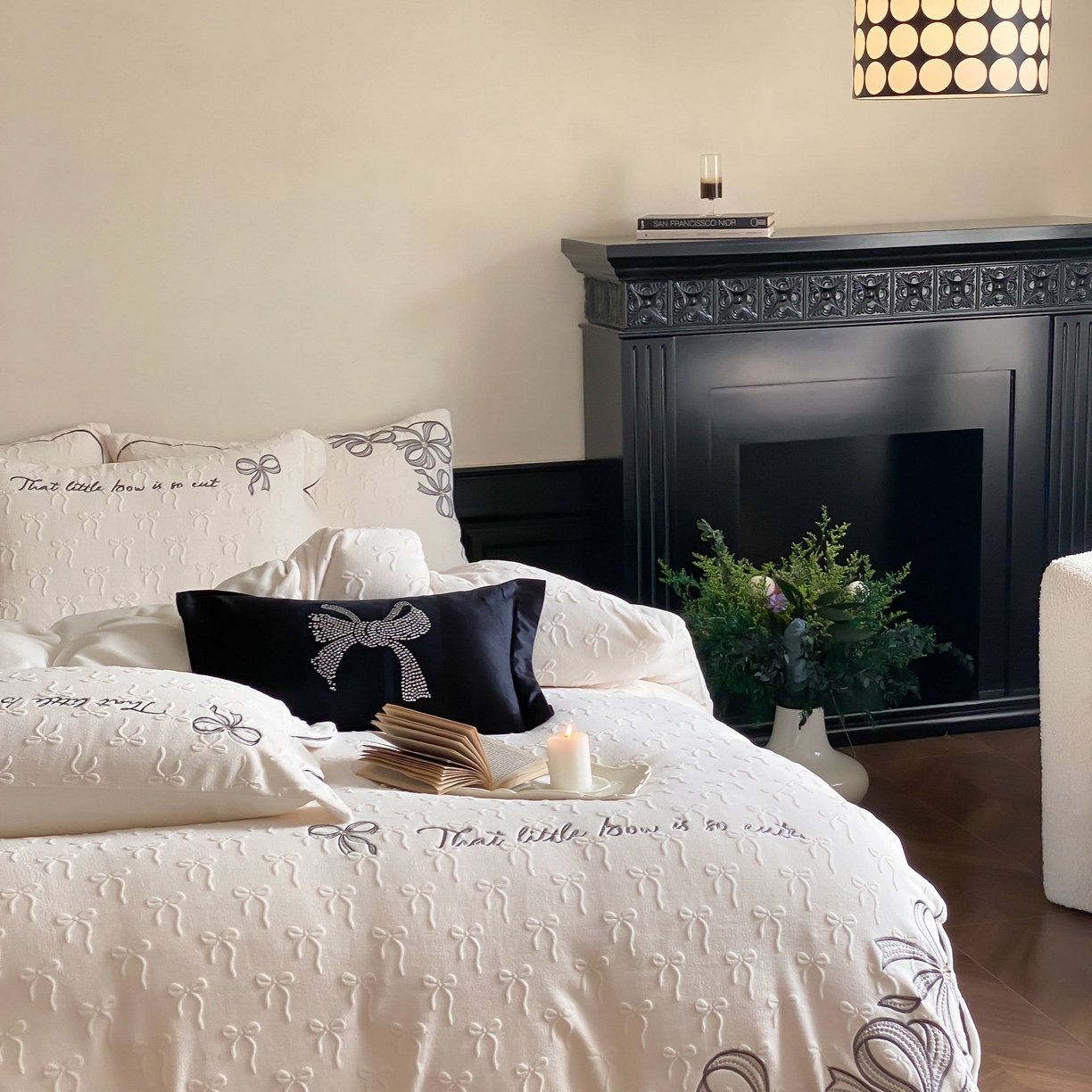 91家纺网 家纺一手货源 找家纺 （总）星野 2025新款A版高克重雕花绒B版高克重牛奶绒四件套小公主-莉莉丝