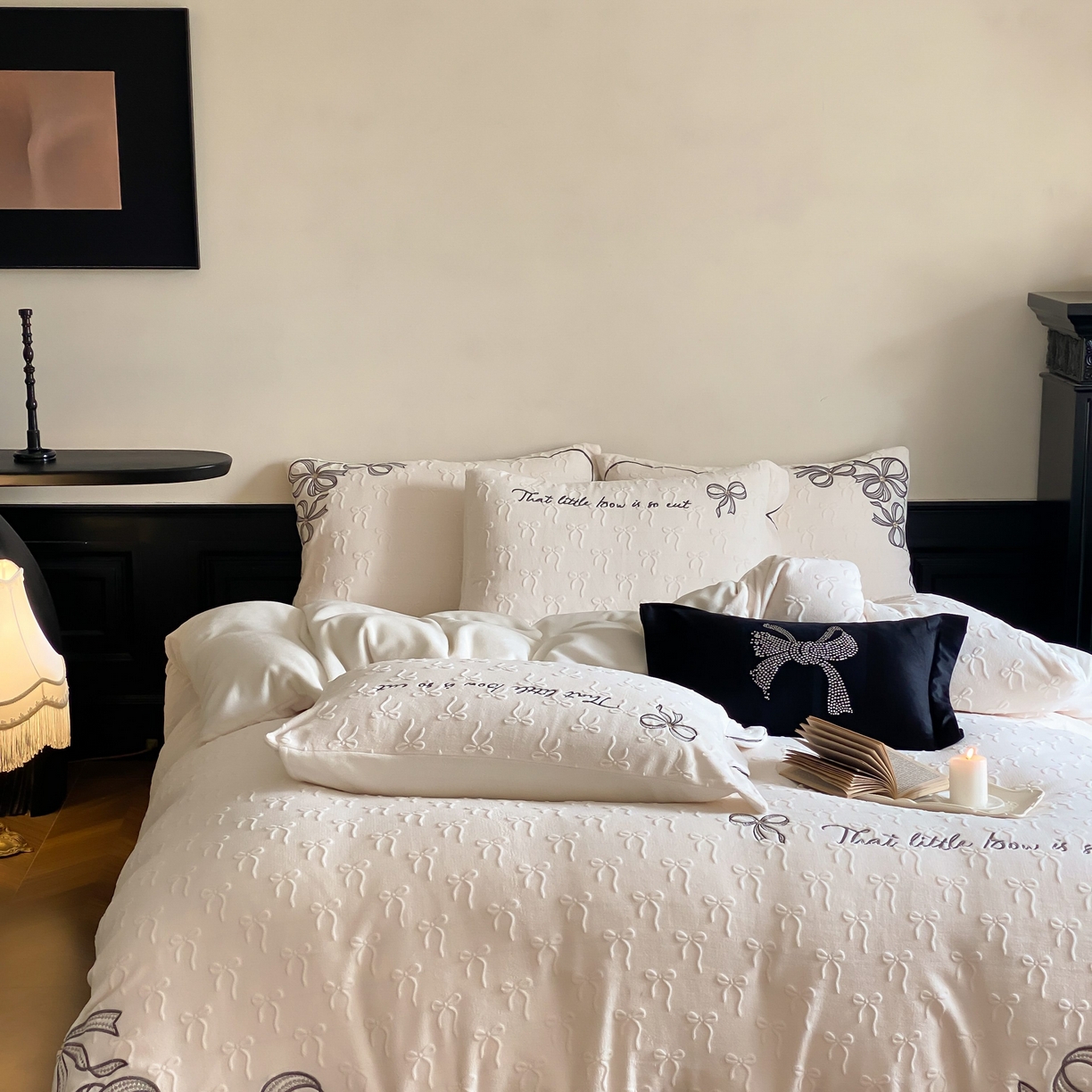 91家纺网 家纺一手货源 找家纺 （总）星野 2025新款A版高克重雕花绒B版高克重牛奶绒四件套小公主-莉莉丝