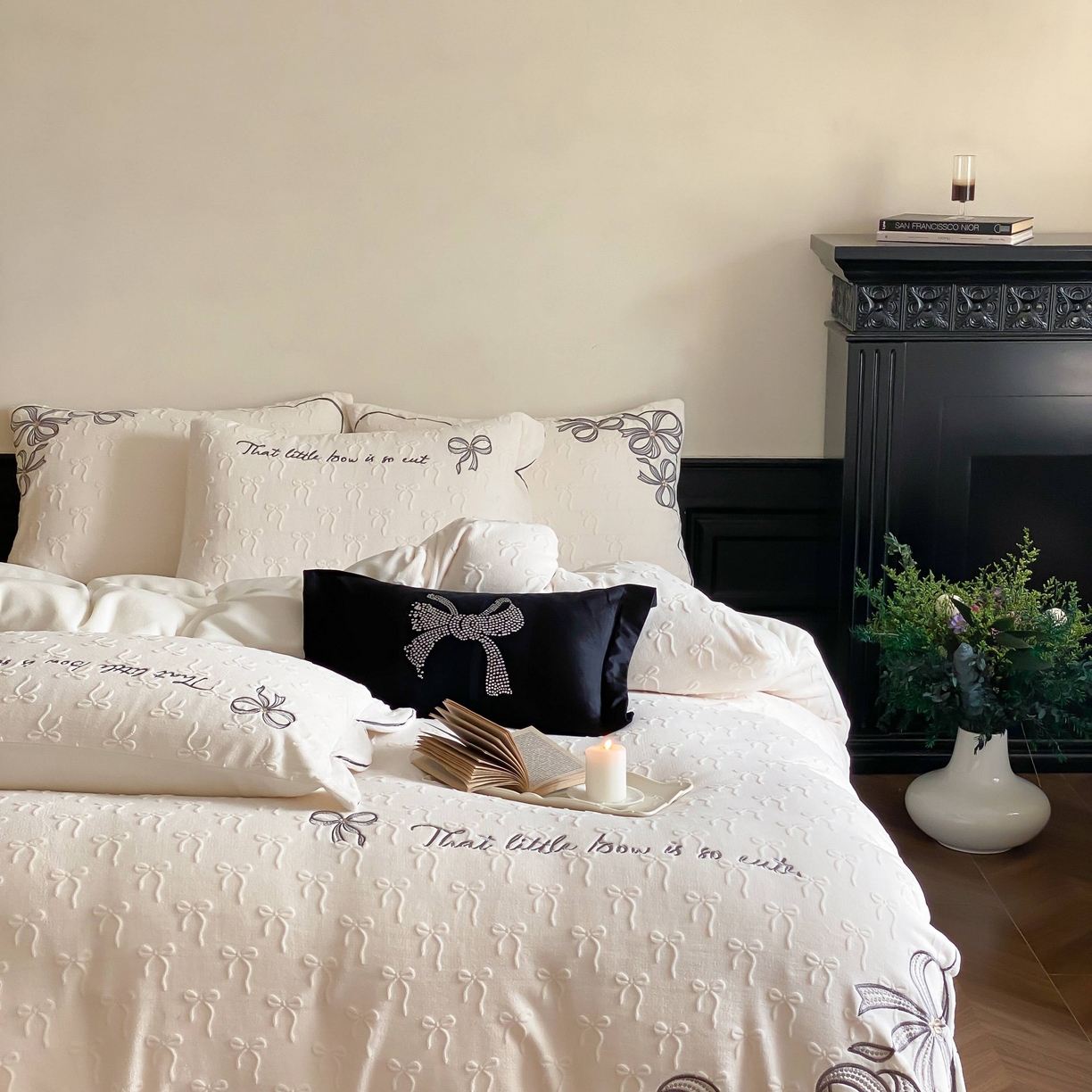 91家纺网 家纺一手货源 找家纺 （总）星野 2025新款A版高克重雕花绒B版高克重牛奶绒四件套小公主-莉莉丝