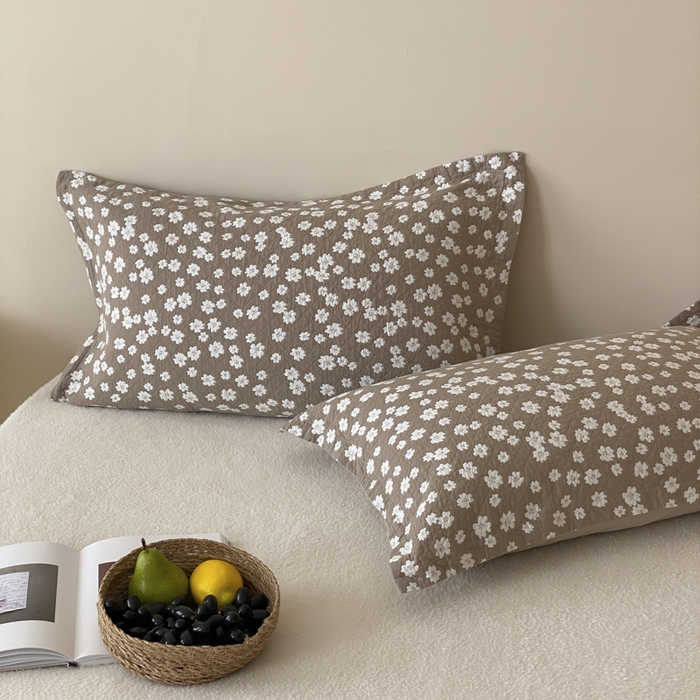 91家纺网 家纺一手货源 找家纺 （总）麻依 2025新款安心棉枕套四层纱布枕套