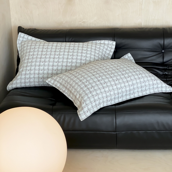 91家纺网 家纺一手货源 找家纺 麻依 2025新款安心棉枕套四层纱布枕套 伊慕