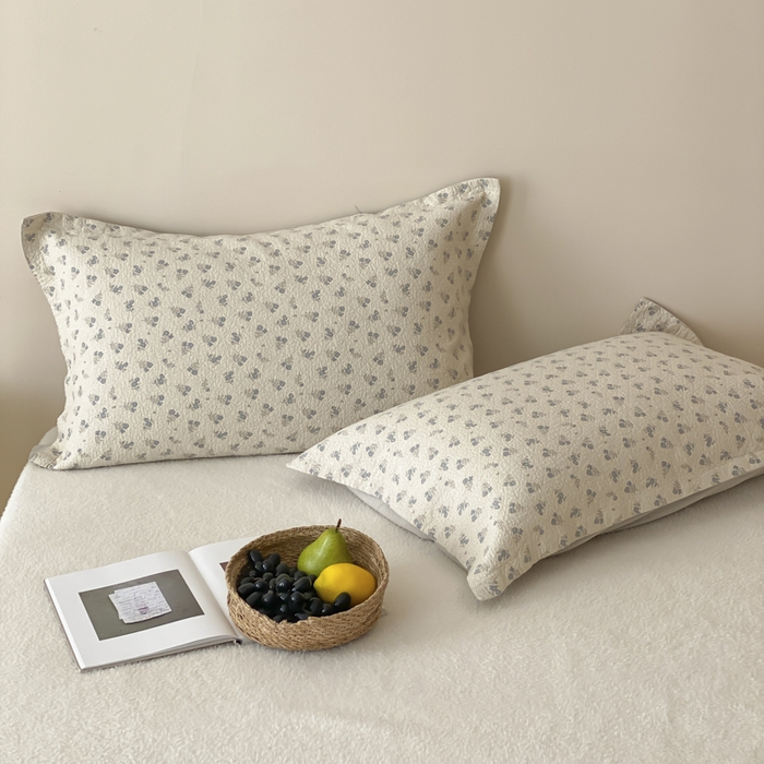 91家纺网 家纺一手货源 找家纺 麻依 2025新款安心棉枕套四层纱布枕套 兰溪