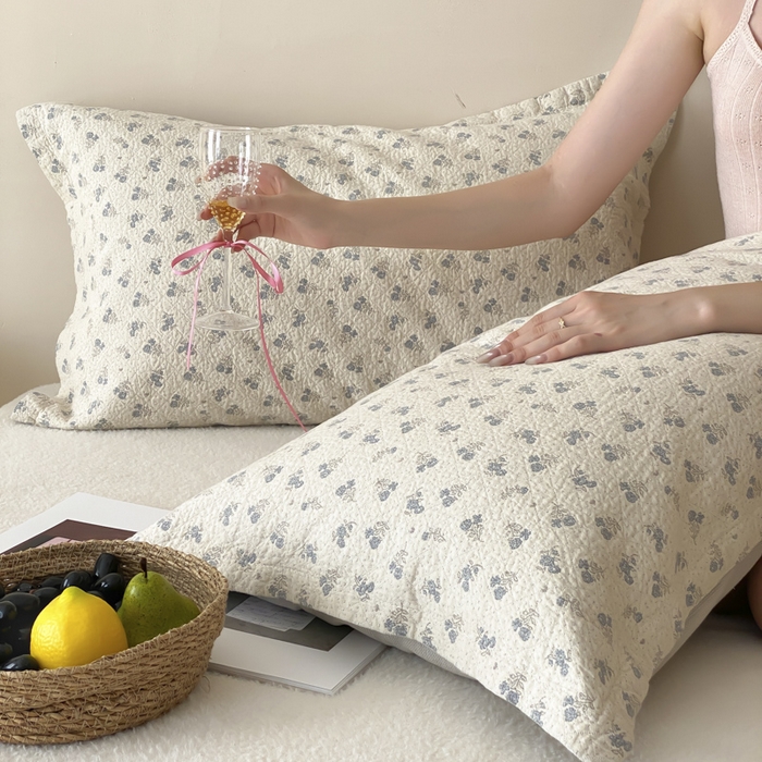 91家纺网 家纺一手货源 找家纺 麻依 2025新款安心棉枕套四层纱布枕套 兰溪