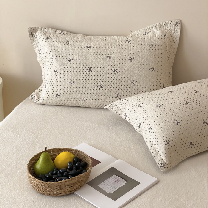 91家纺网 家纺一手货源 找家纺 （总）麻依 2025新款安心棉枕套四层纱布枕套