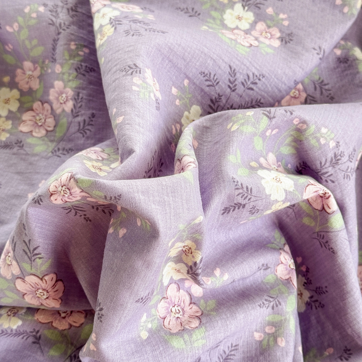 91家纺网 家纺一手货源 找家纺 多品家纺 2025新款云感双层纱高克重牛奶绒单被套 黛西紫