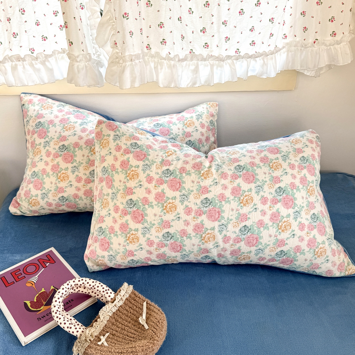 91家纺网 家纺一手货源 找家纺 多品家纺 2025新款云感双层纱高克重牛奶绒单被套 十里春风