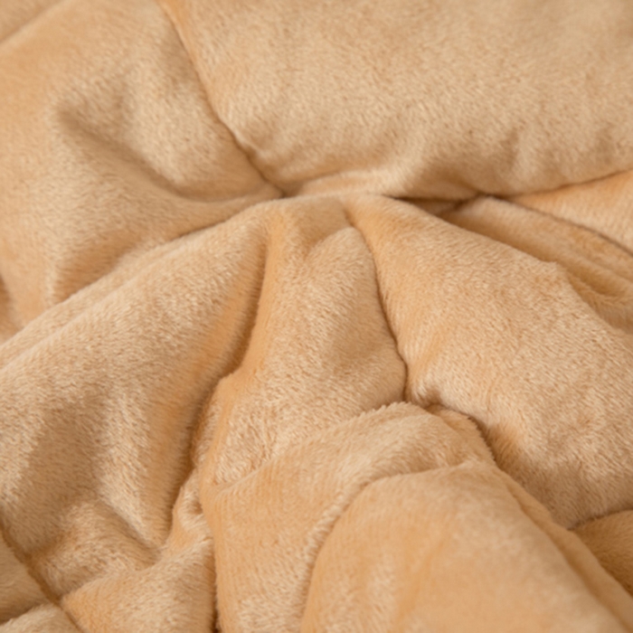 91家纺网 家纺一手货源 找家纺 新奇异 2025新款卡通毛巾绣抱枕被-冬季加厚水晶绒款可爱狗+萝卜兔系列 萝卜兔-黄色加绒加厚