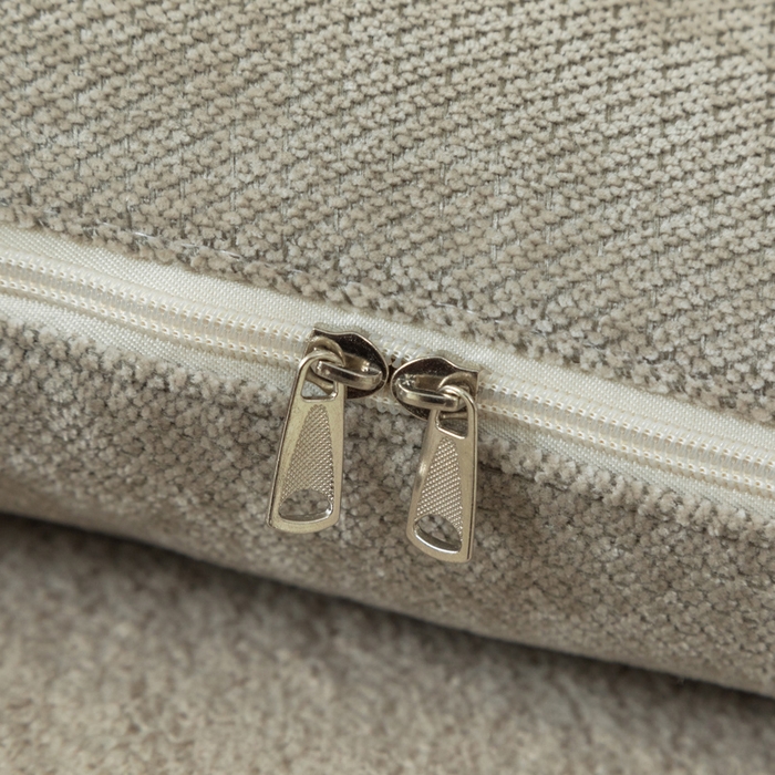 91家纺网 家纺一手货源 找家纺 新奇异 2025新款卡通毛巾绣抱枕被-四季通用磨毛款可爱狗+萝卜兔系列 可爱狗-浅灰四季款