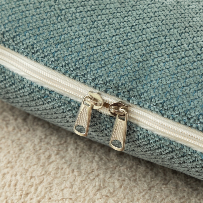 91家纺网 家纺一手货源 找家纺 新奇异 2025新款卡通毛巾绣抱枕被-四季通用磨毛款可爱狗+萝卜兔系列 萝卜兔-蓝色四季款