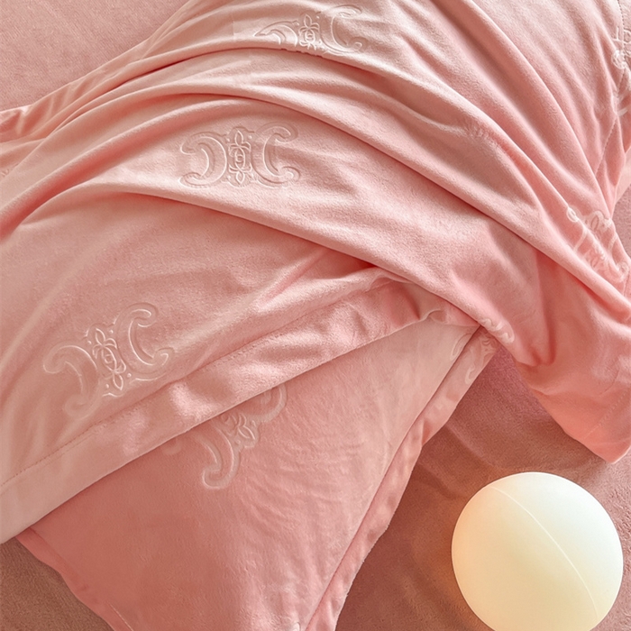 91家纺网 家纺一手货源 找家纺 （总）逸尚阁 2024新款加厚雕花牛奶绒四件套-思琳（包含买家秀）